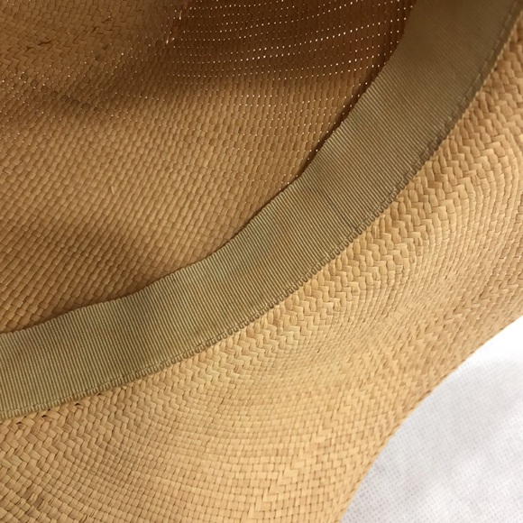 Vintage John Wanamaker 1950s-1960s Boater Style Straw Hat main image 6